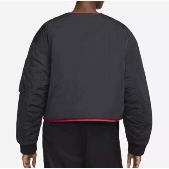 Women's Nike Air Jordan Flight Essential Reversible Jacket M NWT DH0655 - Picture 4 of 6